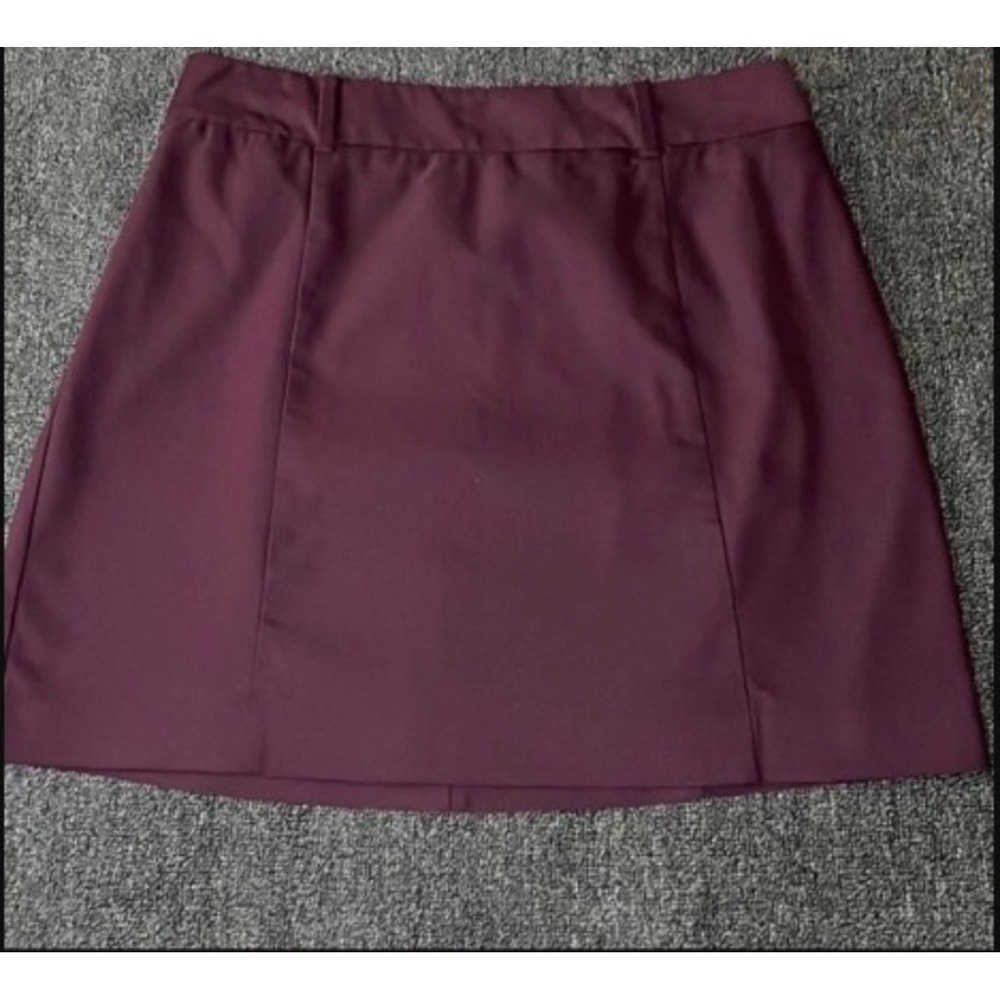 Maroon Express Black A Line Mini Skirt Size 2 - like new!